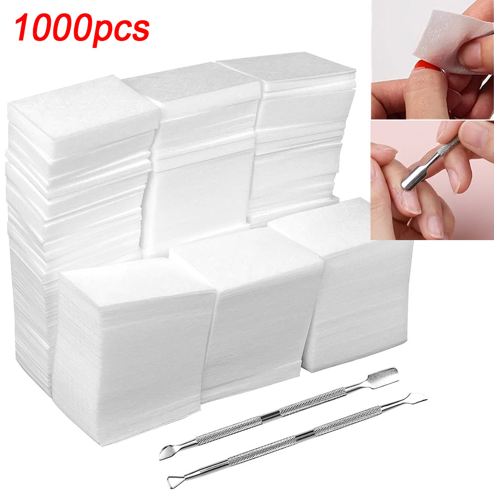 Nail Art Remover - 1000 шт. безворсовых салфеток для снятия