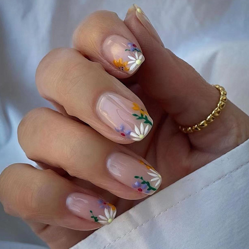 Nail Art Jelly - 24 средних и длинных европейских квадратных