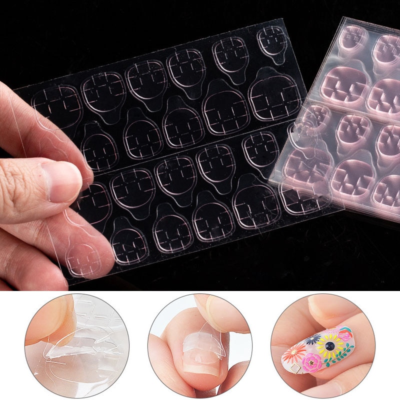 Nail Art Jelly - Двусторонние наклейки для ногтей, желейный гель,