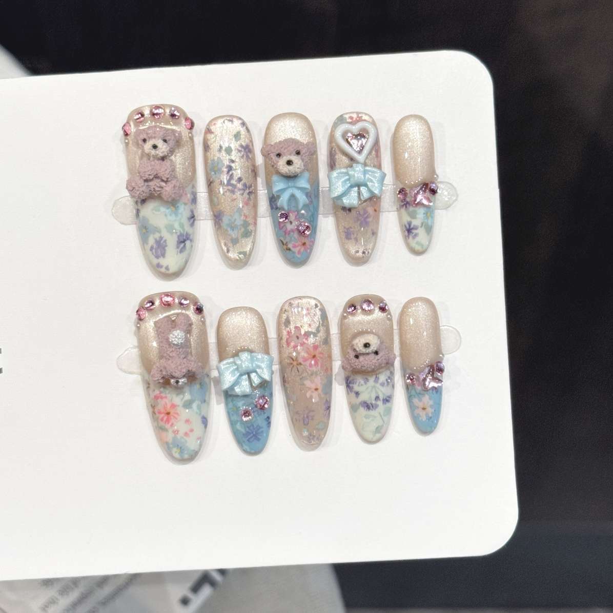 10 шт. овальных накладных ногт – обзор и цена Nail Art Fake