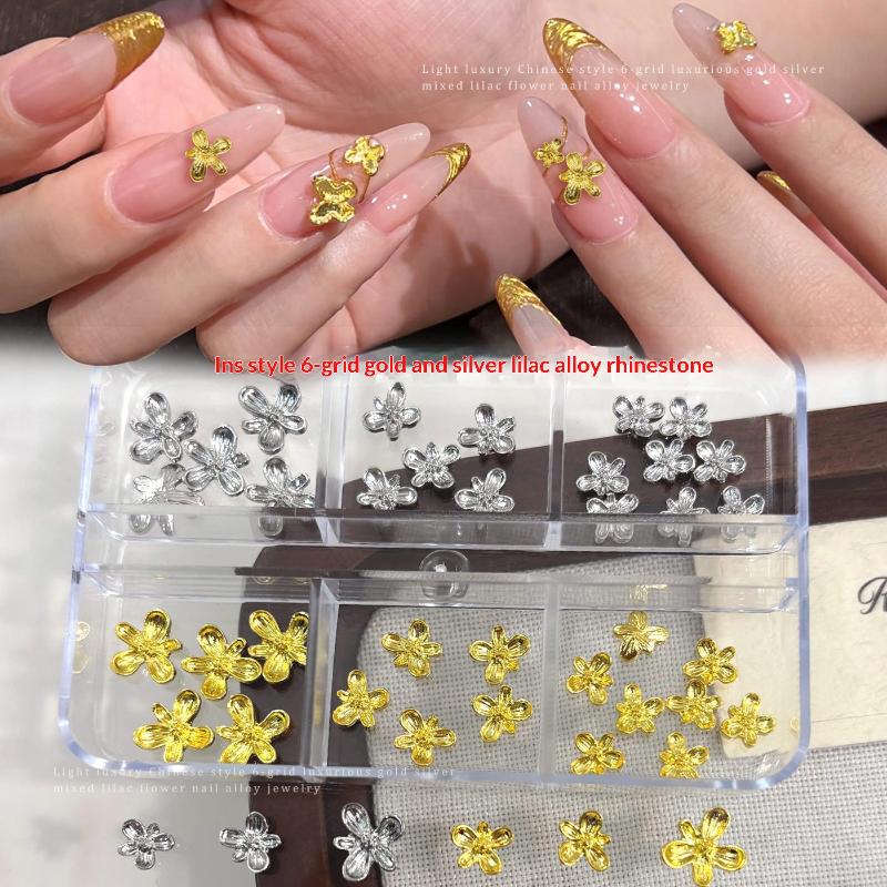 20/30 шт. 3D-украшения для ног – обзор и цена Nail Art Lilac