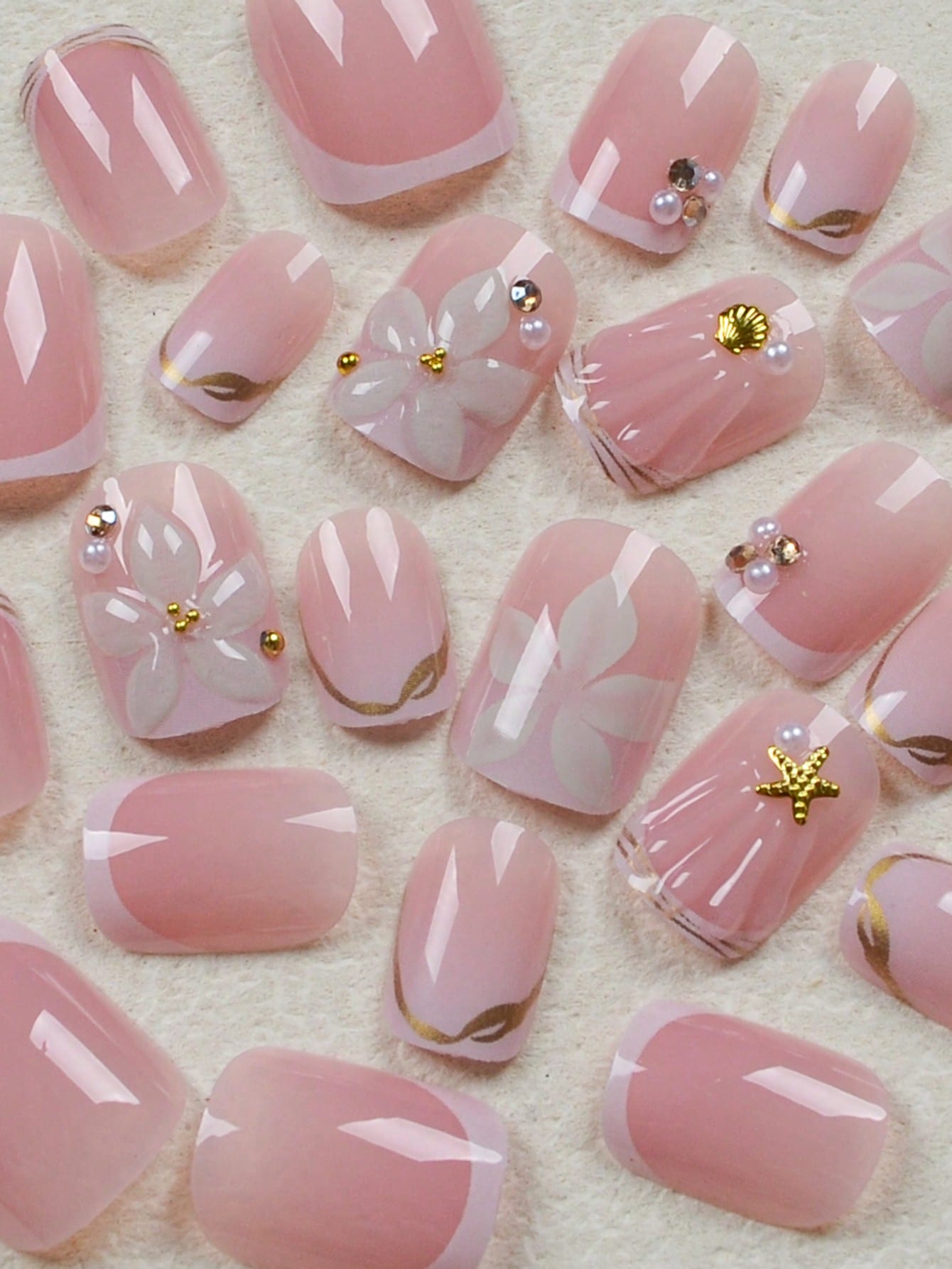 24 шт. коротких квадратных бел – обзор и цена Nail Art Jelly