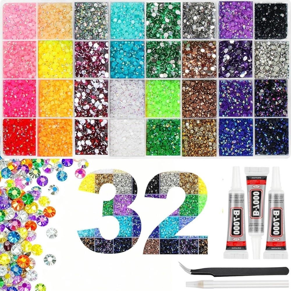 Набор разноцветных страз из см – обзор и цена Nail Art Jelly