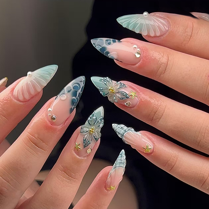 24 шт., носимые наборы для ног – обзор и цена Nail Art Fake