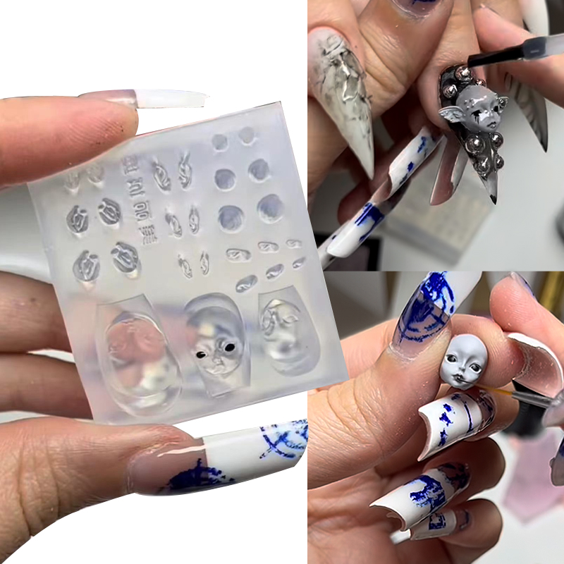 Кукла эльфа, прозрачная 3D сил – обзор и цена Nail Extension Form