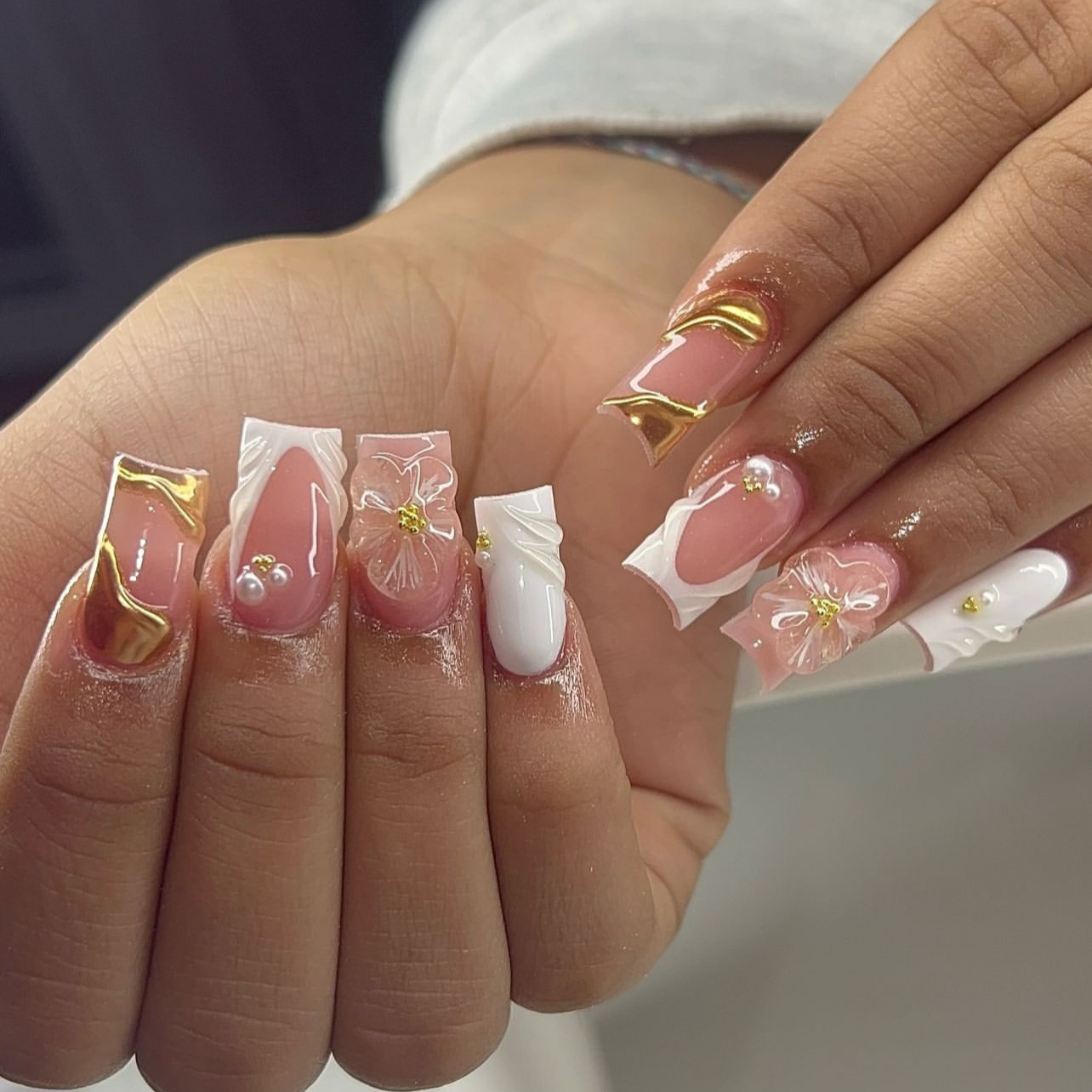 24 шт., носимые квадратные нак – обзор и цена Nail Art Gliter