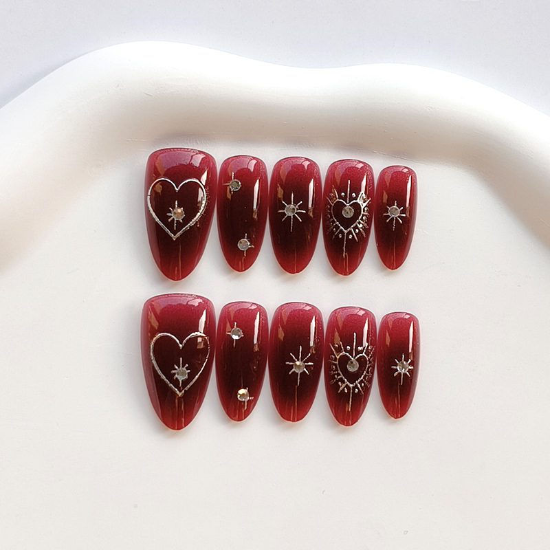 10 шт. накладных ногтей во фра – обзор и цена Nail Art Simple Elegant