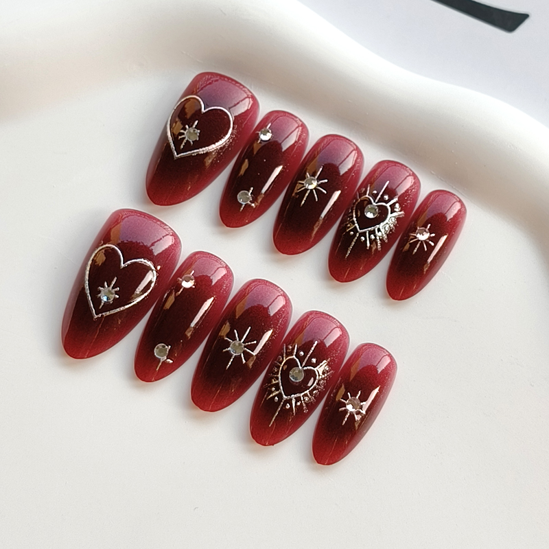 10 шт. накладных ногтей во фра – обзор и цена Nail Art Simple Elegant