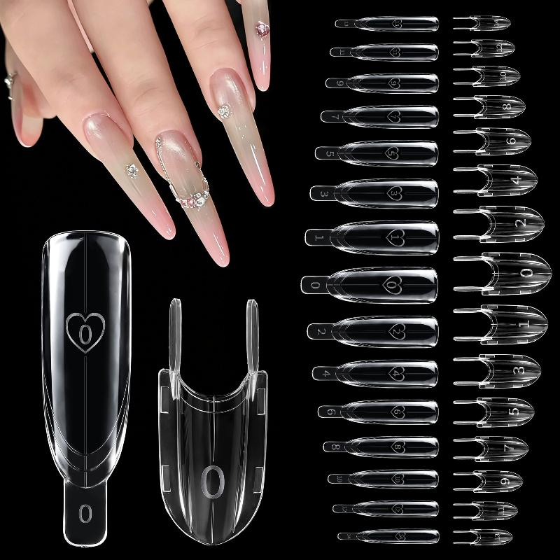 120 шт. двойных форм для наращ – обзор и цена Nail Extension Form
