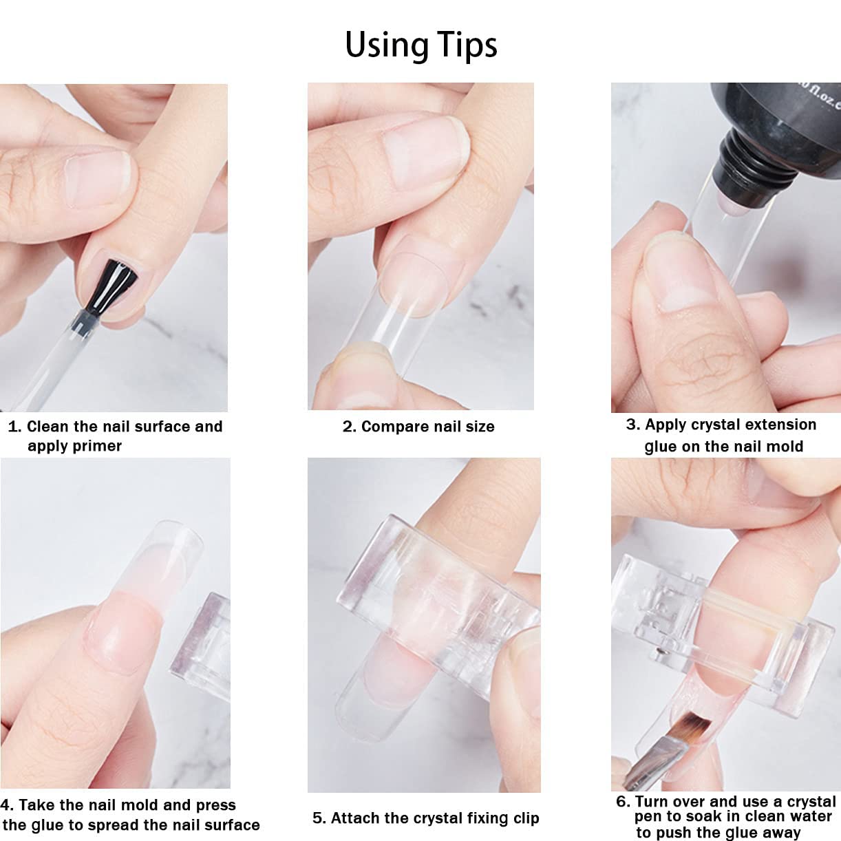 Зажим для кончиков ногтей для  – обзор и цена Polygel Nail Kit