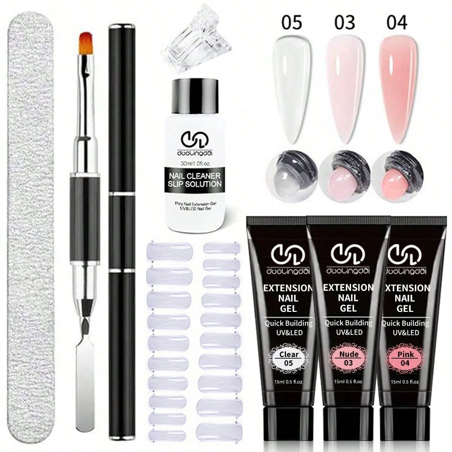 8 шт./компл. набор поли-гель д – обзор и цена Polygel Nail Kit