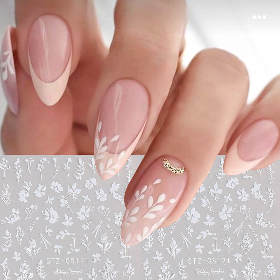 2 шт. 3D простые наклейки для  – обзор и цена Nail Art Simple Elegant
