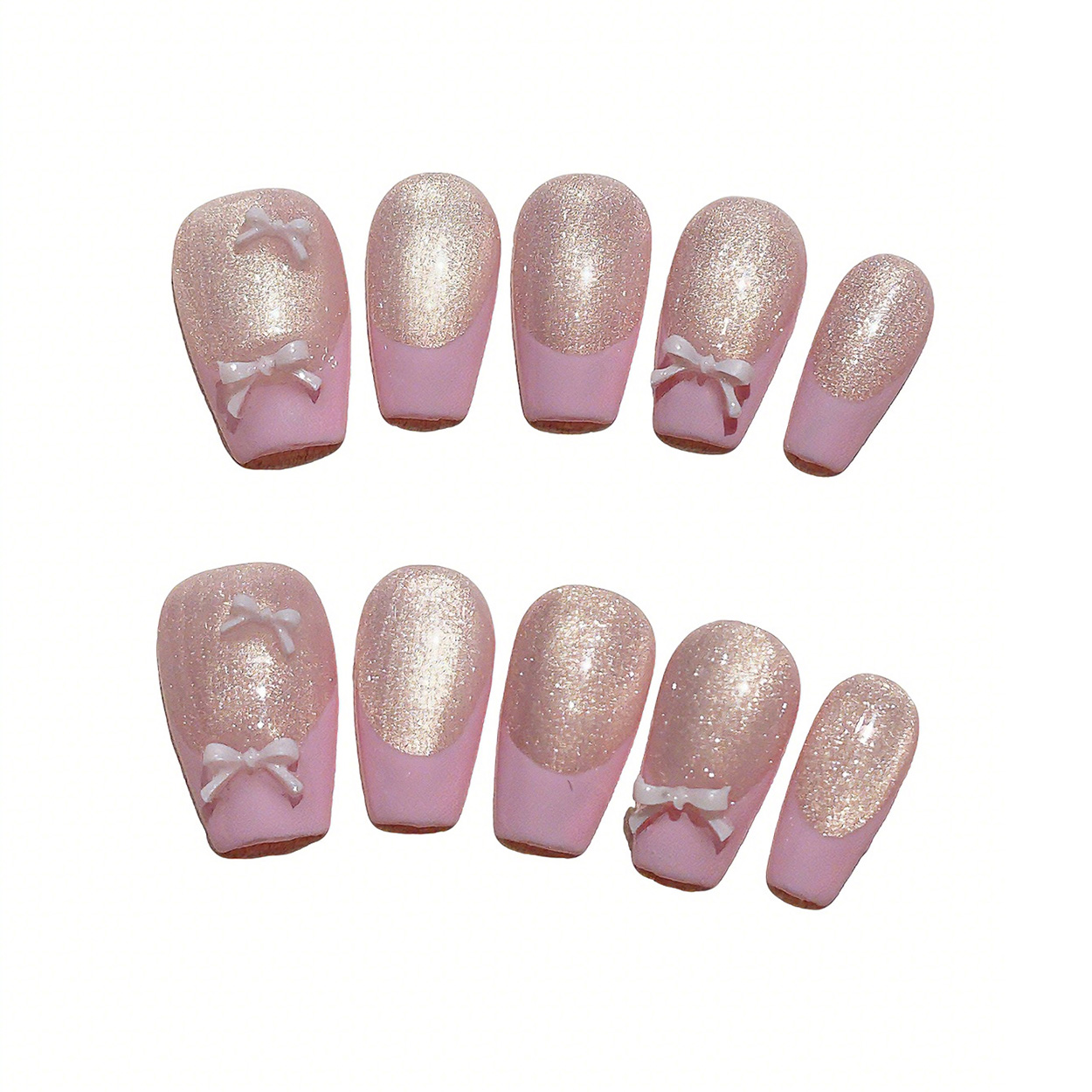 Набор из 10 коротких трапециев – обзор и цена Nail Art Simple Elegant