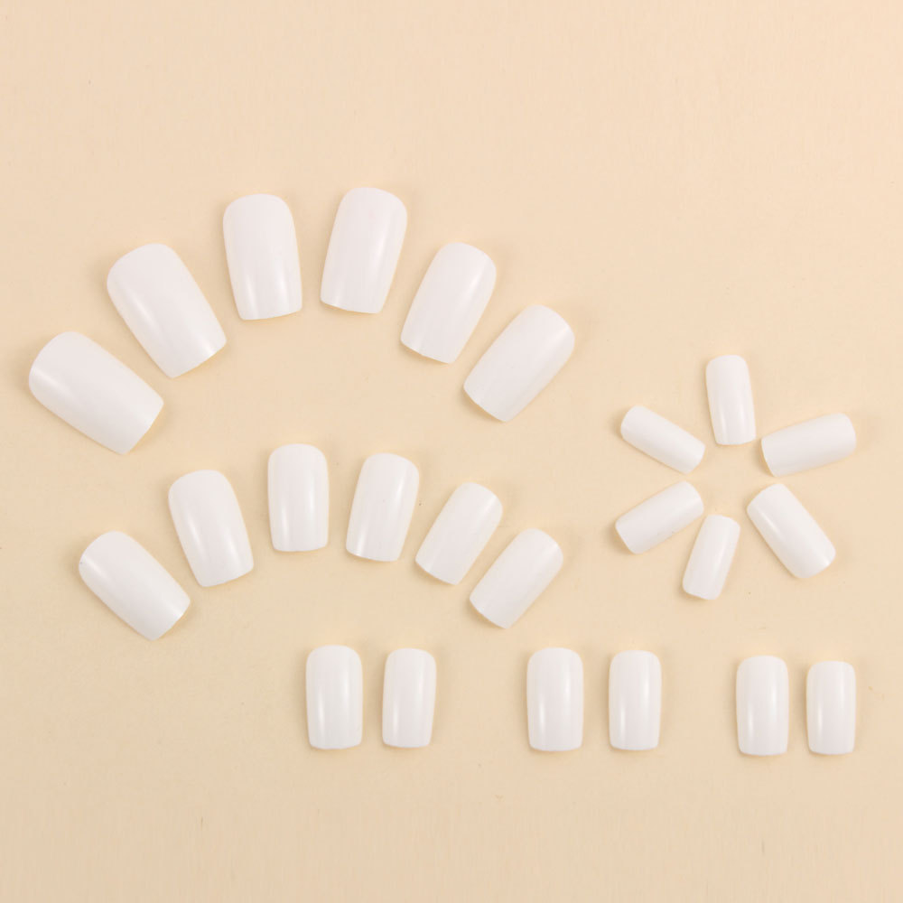 24 шт. коротких квадратных нак – обзор и цена Nail Art Simple Elegant