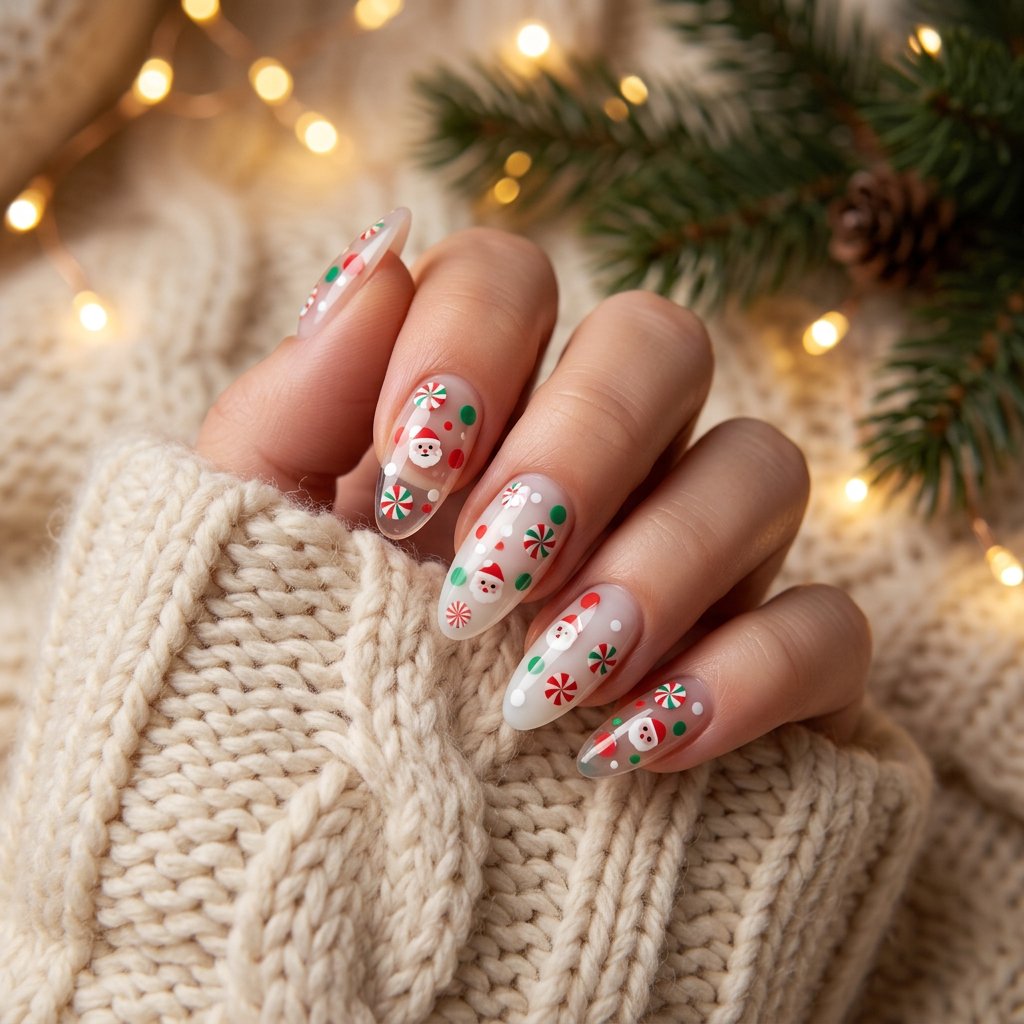 1500 шт. рождественских глинян – обзор и цена Nail Art Wedding