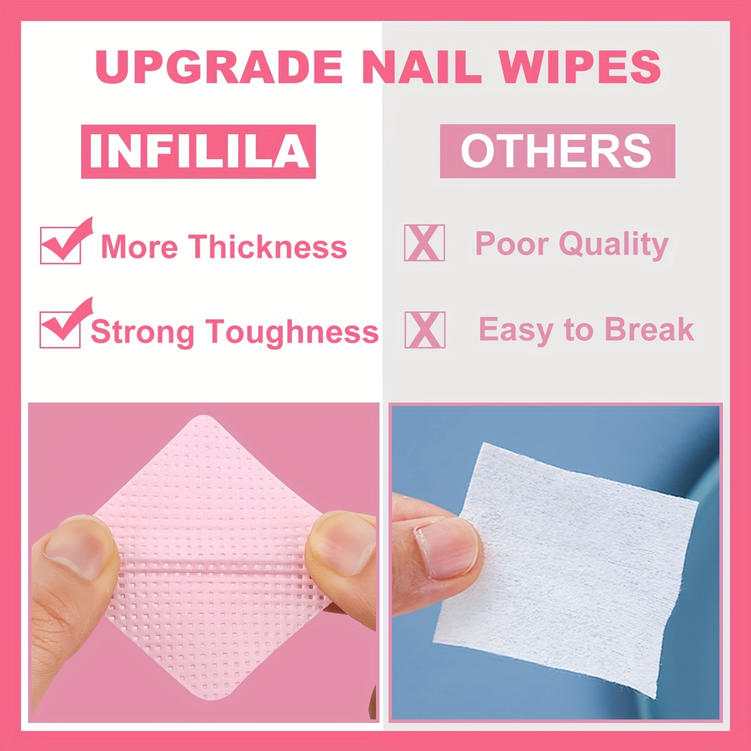 20/600 шт., безворсовые салфет – обзор и цена Nail Art Remover
