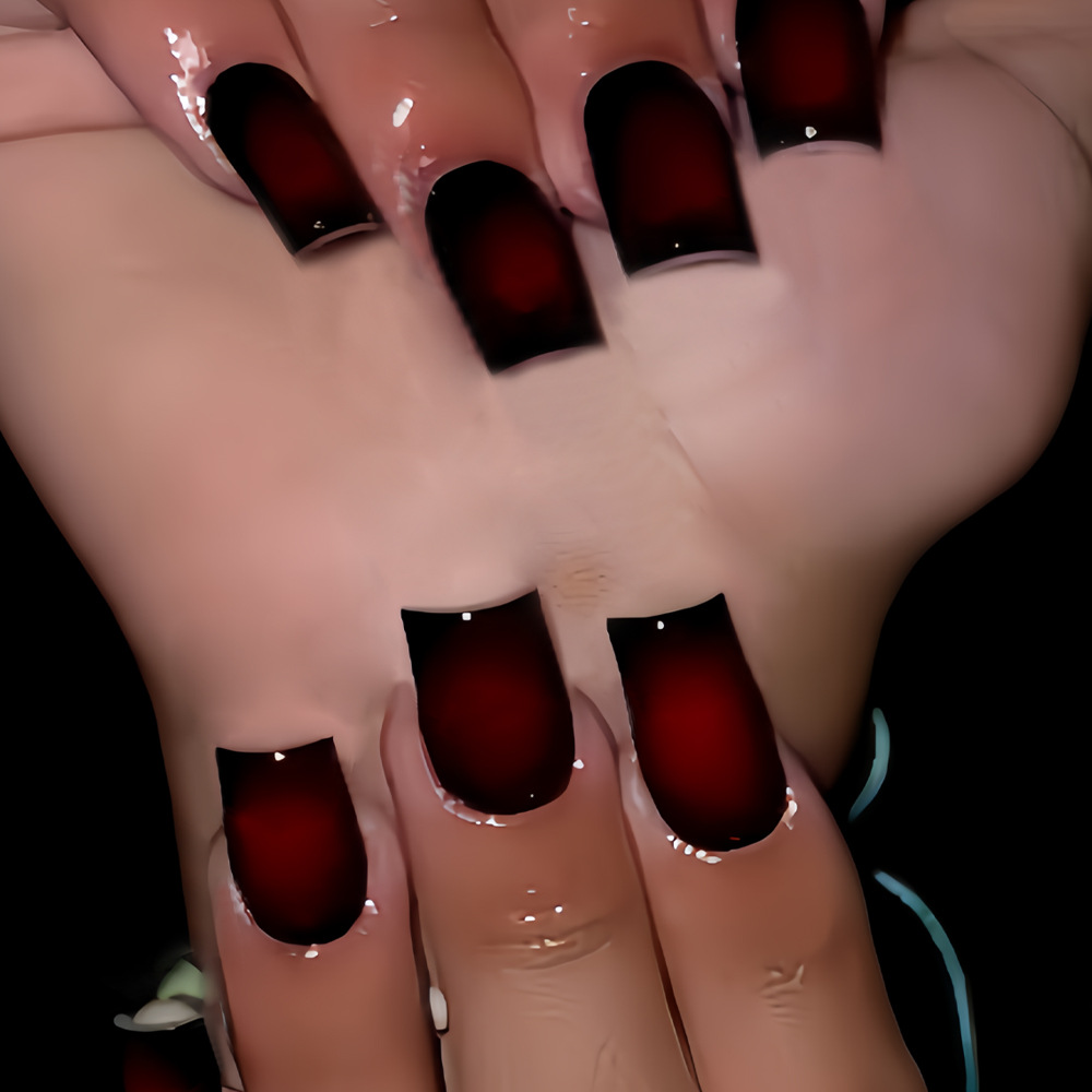 Короткие квадратные накладные  – обзор и цена Nail Art Fake