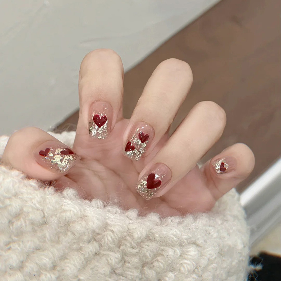 24 шт./набор, короткие квадрат – обзор и цена Nail Art Fake
