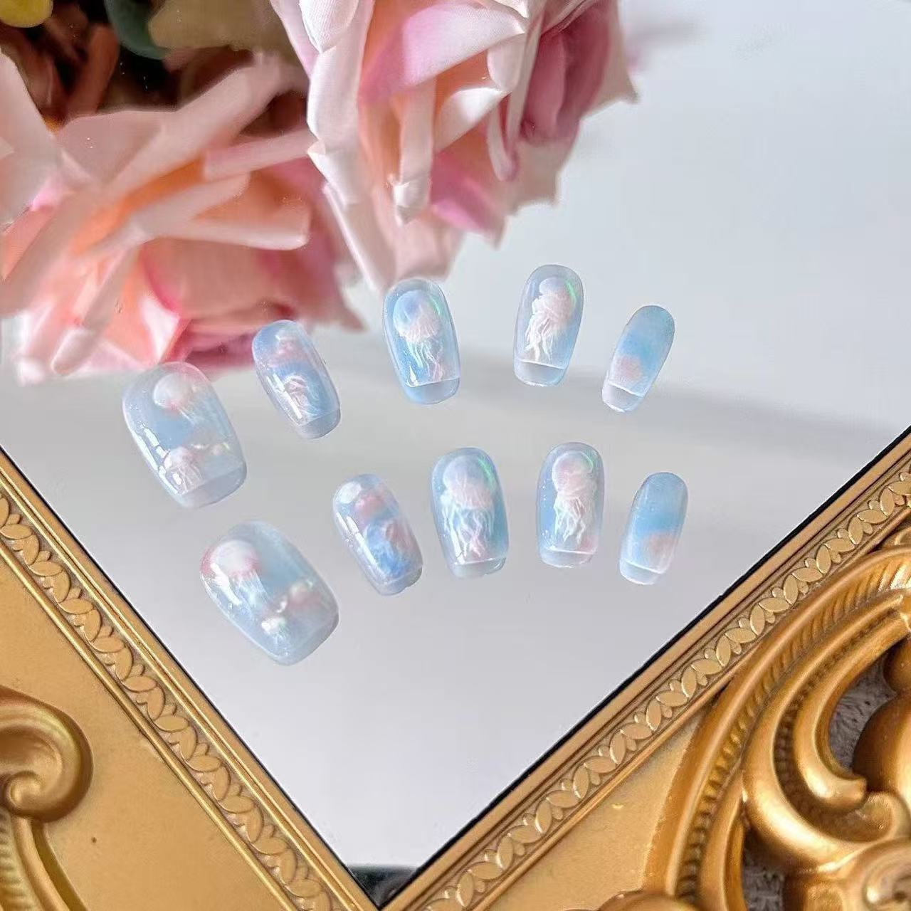 10 шт., женские цветные мечтат – обзор и цена Nail Art Fake