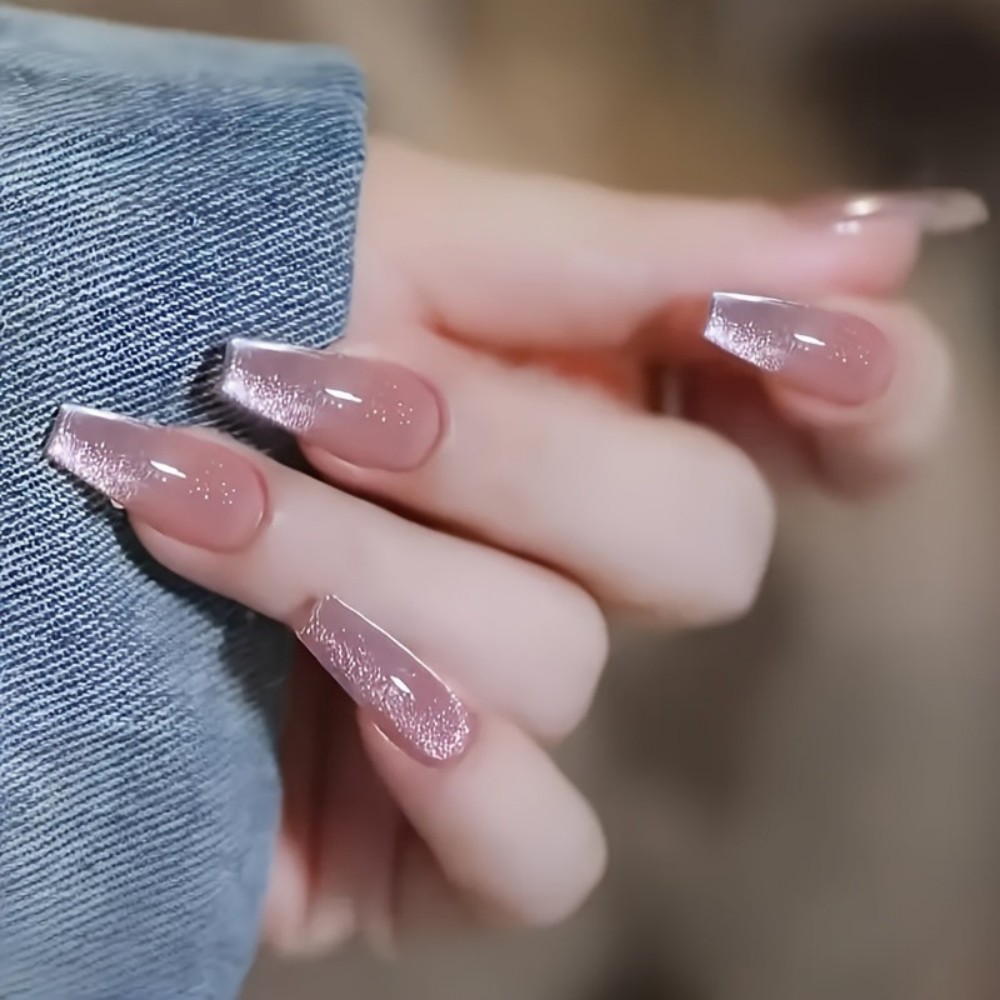 24 шт. блестящих розовых накла – обзор и цена Nail Art Gliter