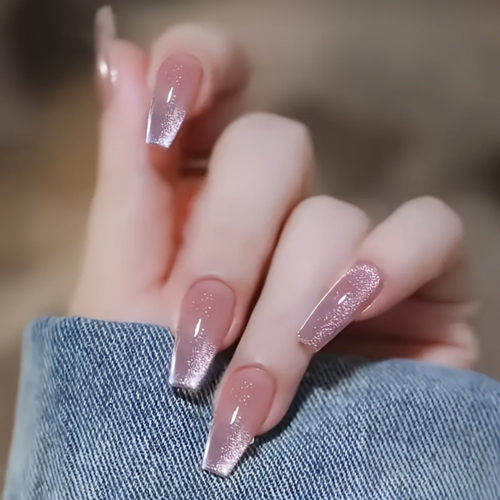 24 шт. блестящих розовых накла – обзор и цена Nail Art Gliter