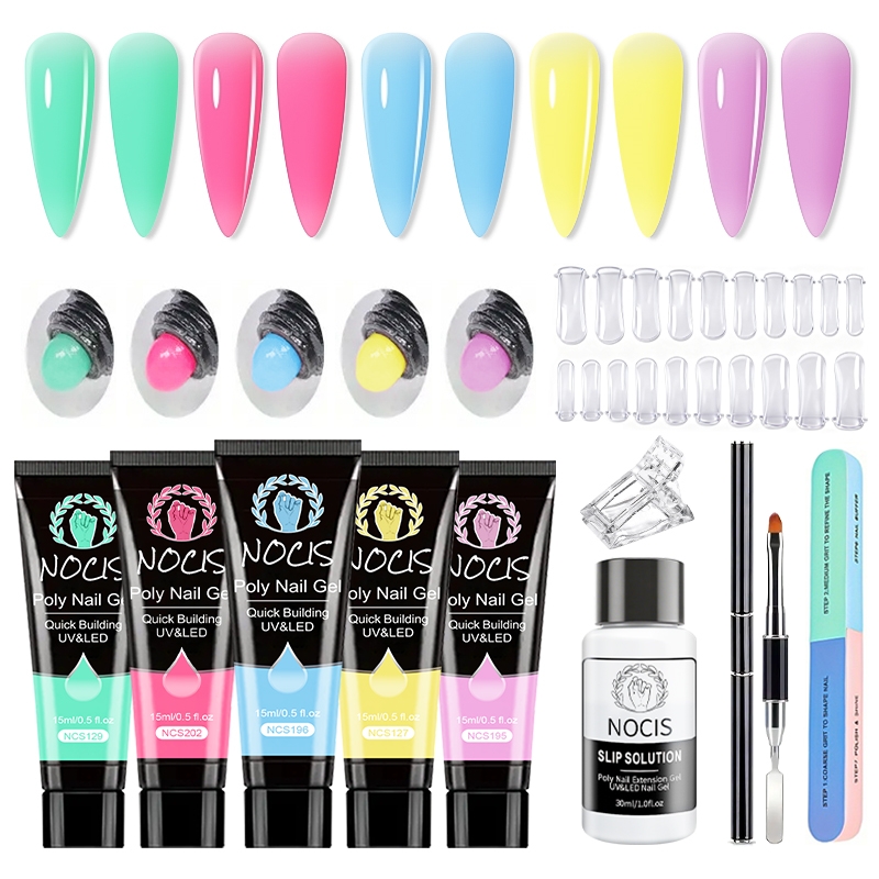 Набор для наращивания ногтей N – обзор и цена Polygel Nail Kit