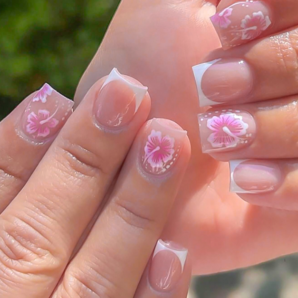 24 шт., накладные ногти с фран – обзор и цена Nail Art Wedding