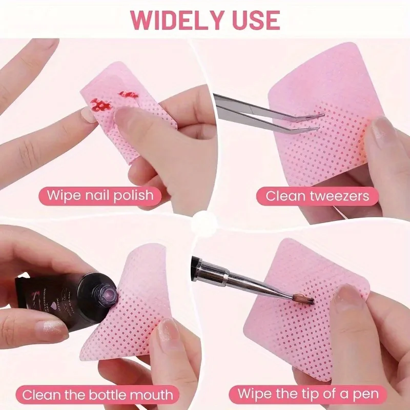 20/600 шт. безворсовые салфетк – обзор и цена Nail Art Remover