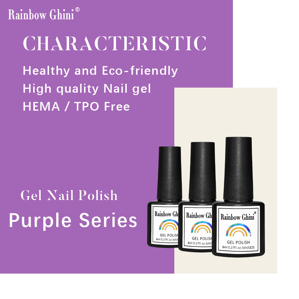 Лак для ногтей Rainbow Ghini 8 – обзор и цена Nail Art Lilac